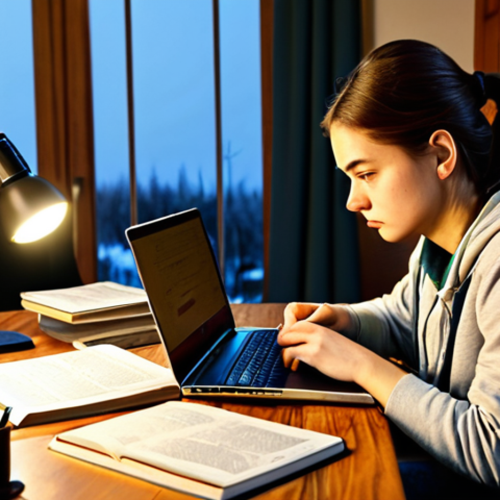 도로교통사 실기시험 합격률 높이는 방법 - Focused Study**
A young woman, fully clothed in comfortable casual wear, sitting at a wooden table ...