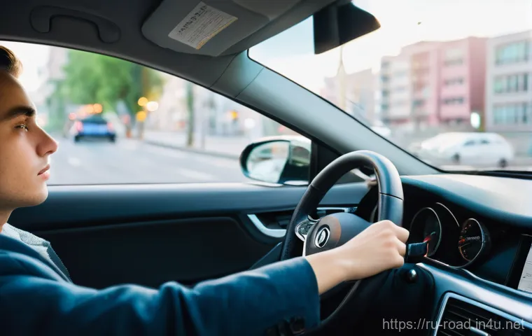 도로교통사 실기시험에서 자주 나오는 문제 - **Prompt 1: Calm Confidence Before the Exam**
"A young adult, approximately 20-25 years old, wit...