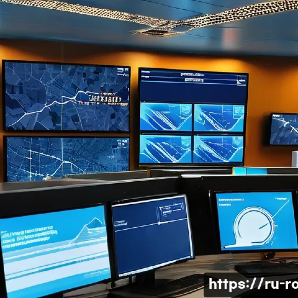 도로교통사 자격증 취득 후의 직업 선택 전략 - A professional traffic management specialist working inside a modern government traffic control cent...